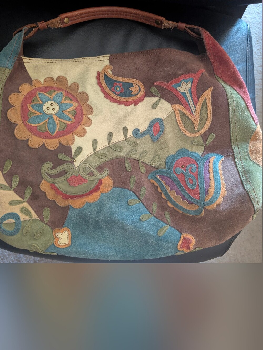 Lucky Brand Floral Hobo Bag